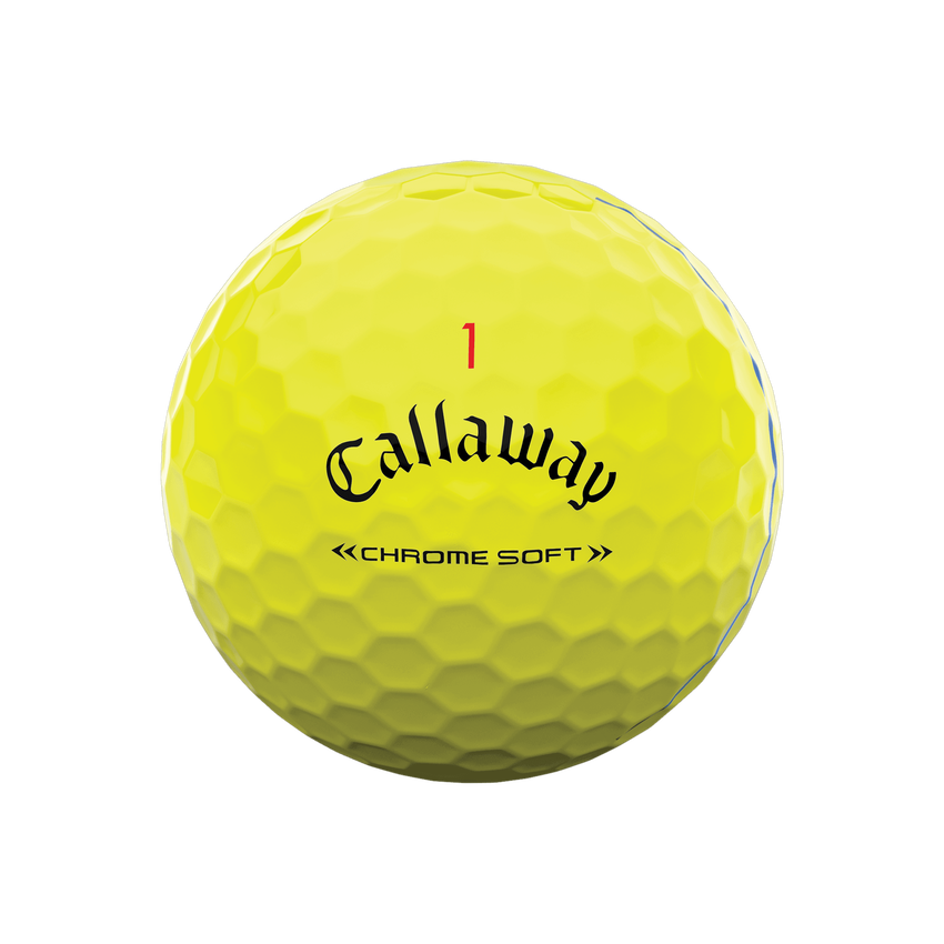 Callaway Chrome Soft Triple Track Amarilla