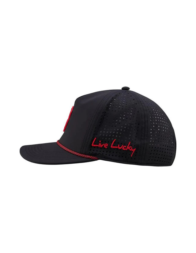 Black Clover Gorra Neon Nights 2 clover goma roja / negro