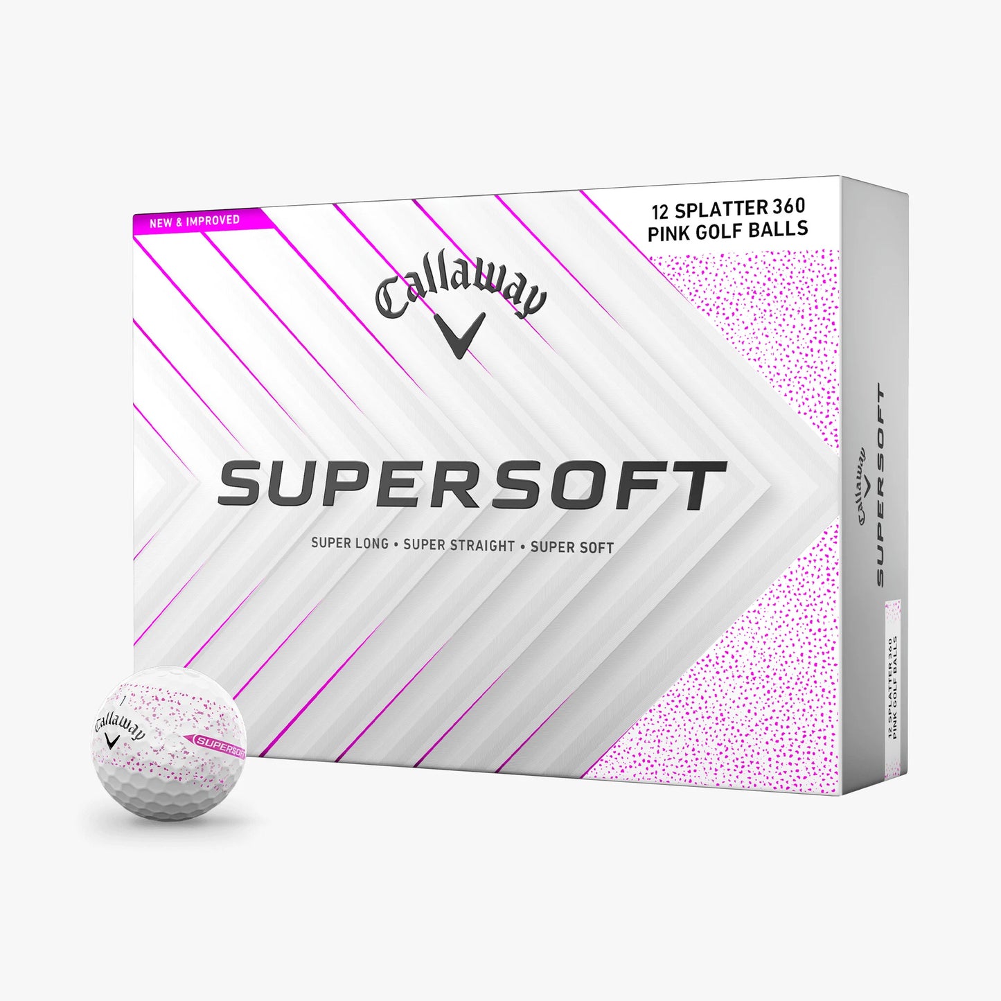 Callaway Supersoft Splatter 360 3 colores