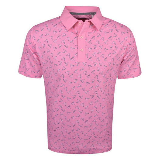 Callaway Playera Painted Chevron Print