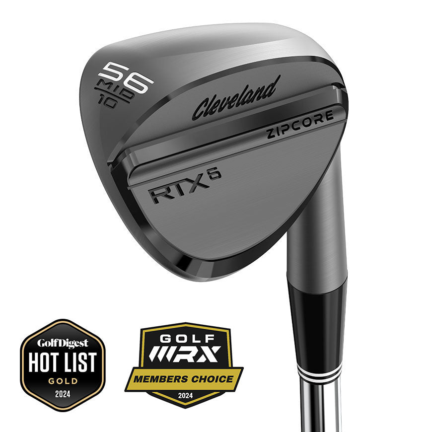 Cleveland Wedge RTX 6 ZipCore Black Satin 60º